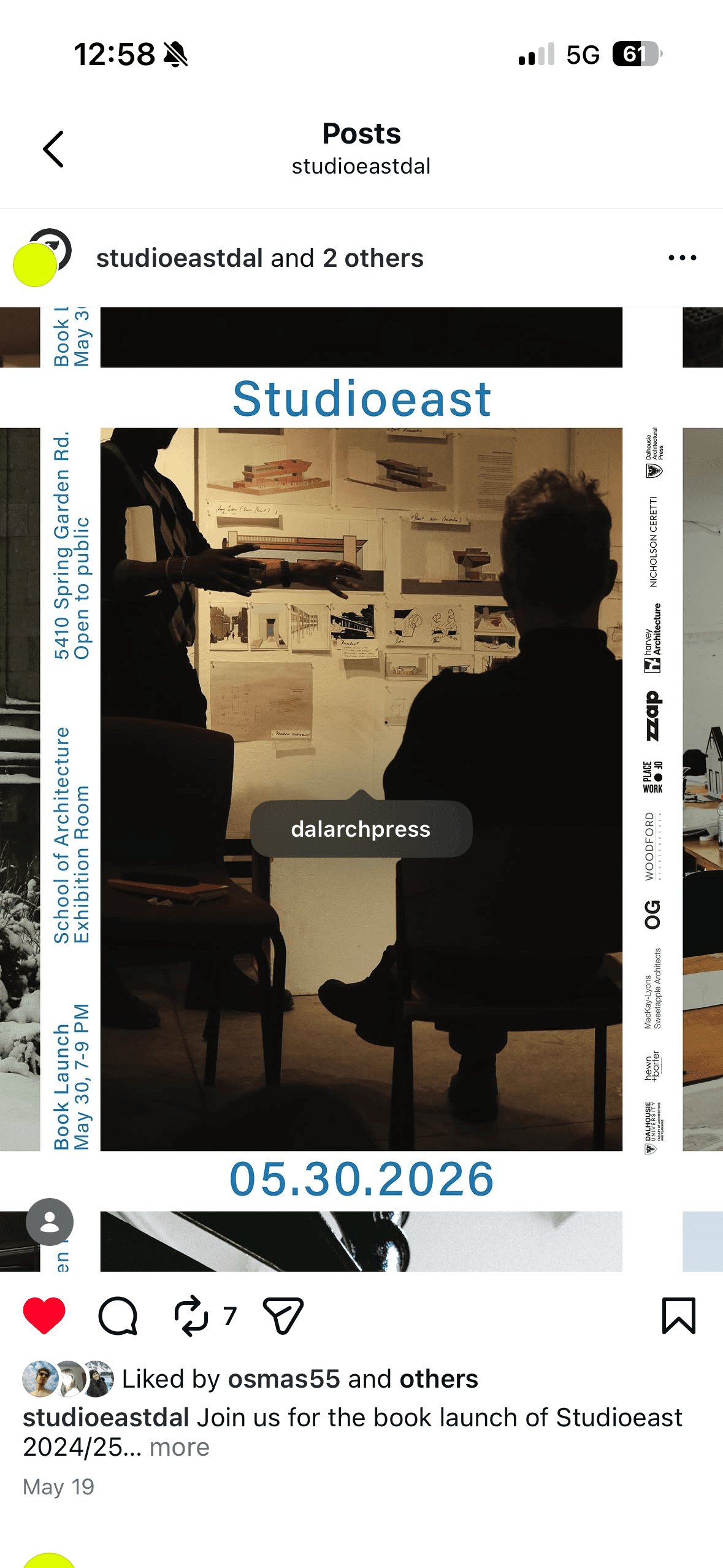 Studioeast Book Launch