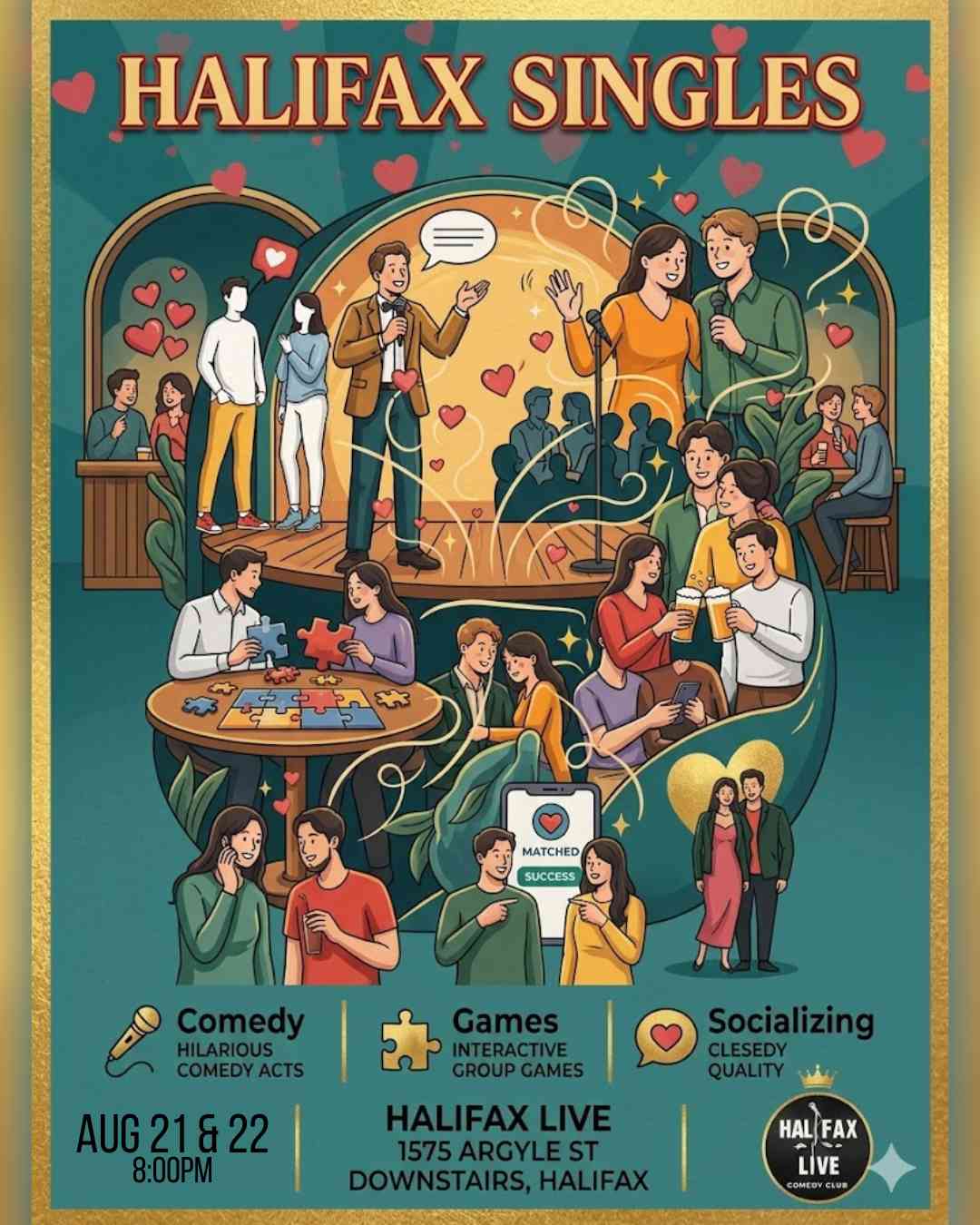 Halifax Singles: Comedy & Games